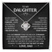 Heart Knot Pendant Necklace – Sparkling Zircon Gift for Daughters SF