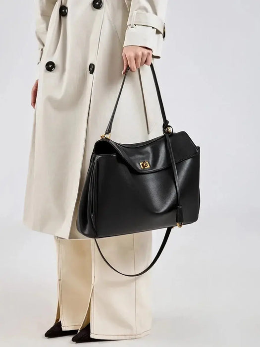 Leather Satchel Bag – Soft Casual Crossbody Style SF