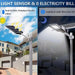 Aluminum 8000mah High Power Solar Light Outdoor Solar Street Light Waterproof Street Light For Garage Garden Terrace wall lamp - Samanta Factory
