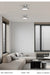 Modern Surface-Mounted Ceiling Light – Remote-Controlled LED Fixture for Bedrooms and Living - Samanta Factory