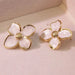 Stud Earrings – Vintage Petal Design in Stainless Steel SF