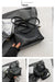 Compact Unisex Barrel-Shaped Crossbody Bag with Modern Flap Design - Samanta Factory