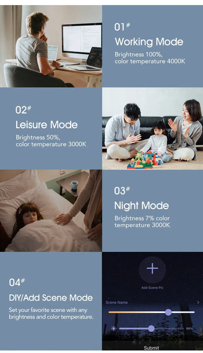 MARPOU Tuya Smart LED Ceiling Lamp Wood Grain App Voice Control Alexa/Google Remote Control Square Ceiling Lights Living Room - Samanta Factory