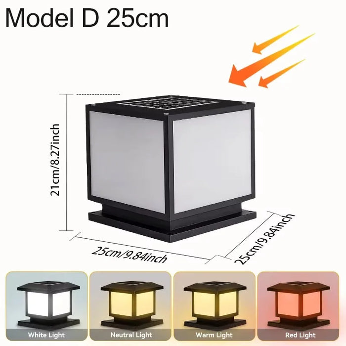 Solar LED Wall Light – Waterproof 4-Color Emergency Outdoor Lamp - Samanta Factory