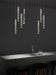 Modern Pendant Light – Luminous Acrylic with Brushed Aluminum Finish - Samanta Factory
