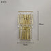 Crystal Wall Lamp – Modern Gold LED Lighting for Dining & Bedroom - Samanta Factory