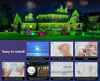 Eaves LED String Lights – Waterproof Multi-Colour Outdoor Lighting - Samanta Factory