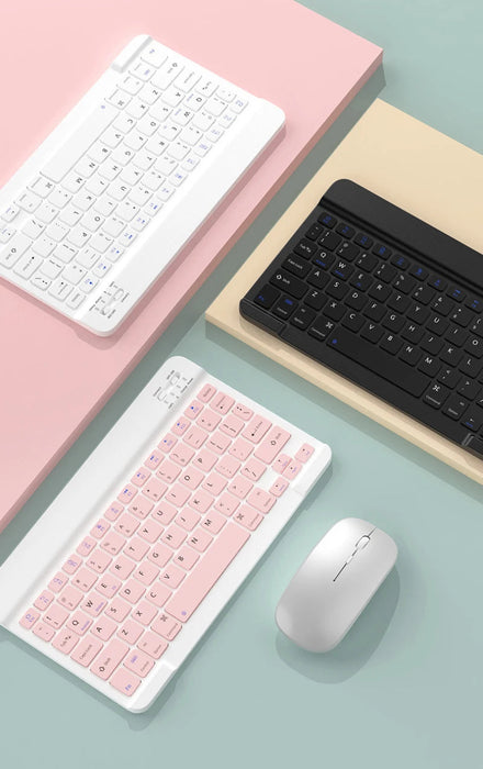 Magnetic Tablet Keyboard – Wireless Bluetooth for 10–11.5" iPad, Android & Tablets SF