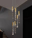 Modern Pendant Light – Luminous Acrylic with Brushed Aluminum Finish - Samanta Factory