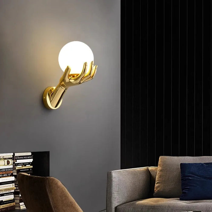 Modern Resin Wall Lamp – G9 LED Indoor Wall Light for Living Room & Bedroom SF