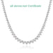 Moissanite Pendant Necklace – D-Color VVS1 Water Drop in 925 Sterling Silver SF