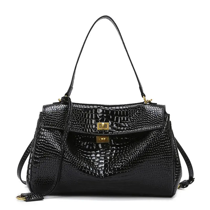 Denim Shoulder Bag - Soft Casual Tote Design SF