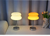 Modern Stained Glass Table Lamp – Touch Control LED Bedside Lighting - Samanta Factory
