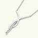 Moissanite Pendant Necklace – 2 Carat D-Color Round Solitaire SF