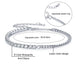 Moissanite Tennis Bracelet – 925 Sterling Silver with Certificate - Samanta Factory