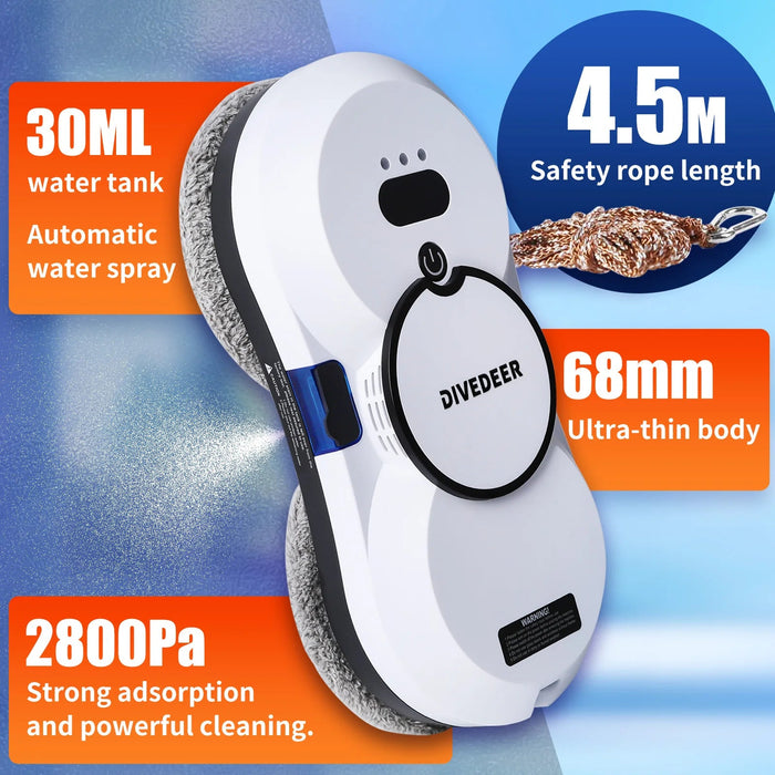 Window Cleaning Robot – Automatic Glass Cleaning & Suction Control Samanta Factory