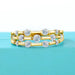 Elegant 925 Sterling Silver Moissanite Wedding & Engagement Ring for Women SF