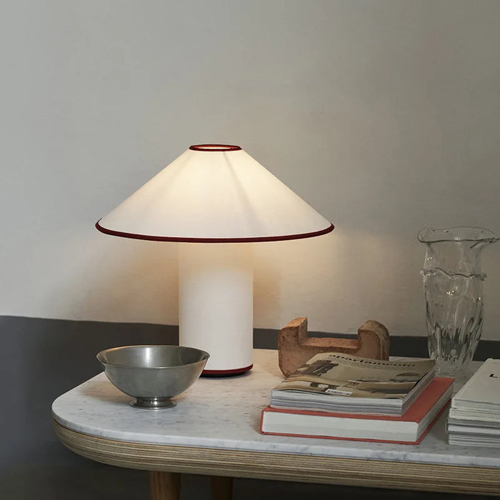 COLETTE Table Lamp – Japanese Wabi-Sabi White Mushroom Design - Samanta Factory