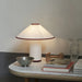 COLETTE Table Lamp – Japanese Wabi-Sabi White Mushroom Design - Samanta Factory