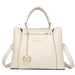 Women’s Soft PU Leather Handbag – Fashionable Casual Tote with Sequined Detail - Samanta Factory