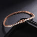 EWYA D Color Moissanite Tennis Bracelet 925 Silver 18K Gold - Samanta Factory
