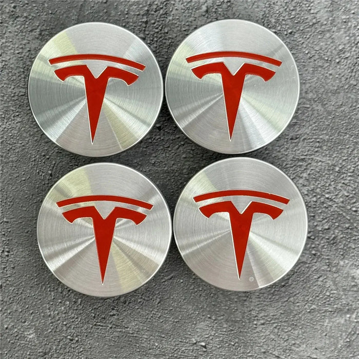 4PCS/Set 56MM GR Sport Emblem Wheel Center Hub Cap Car Rims Cover Hubcaps  For Tesla Model 3 Y X S - Samanta Factory