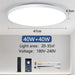 MARPOU Big Size Smart ceiling lamp led lamp for bedroom 80W ceiling lights with Remote control Dimmable led lights for room - Samanta Factory