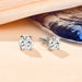 Moissanite Stud Earrings – 2ct D-Color Round Cut SF
