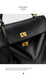 Microfiber Leather Shoulder Bag – Large Square with Lock SF