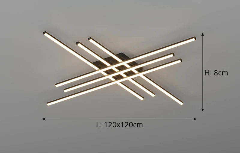 Modern LED Ceiling Light – Adjustable Dimmable Fixture for Kitchen, Bedroom, and Living Spaces - Samanta Factory