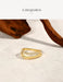 S925 Moissanite Ring – D-Color VVS1 Stone in 18K Gold Plating SF