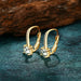 925 Sterling Silver Drop Earrings – 1ct D-Color Moissanite SF