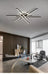 LED Ceiling Light – Modern 4-Bulb Aluminum Fixture for Living Spaces - Samanta Factory