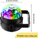 Portable RGB Stage Light with 7 Modes, Remote Control & Music-Sync Effects - Samanta Factory