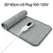 Electric Heating Pad – Adjustable 10-Level Temperature & 3-Timer Settings for Full-Body Relief - Samanta Factory
