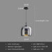 Pendant Light – Nordic Glass Design with Adjustable Height & Warm LED Illumination - Samanta Factory