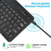 Bluetooth Tablet Keyboard – 7" & 10" Wireless Keyboard for iPad, Android & Windows SF