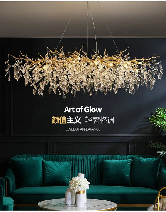 Crystal Chandelier – Modern Indoor Villa Lighting SF