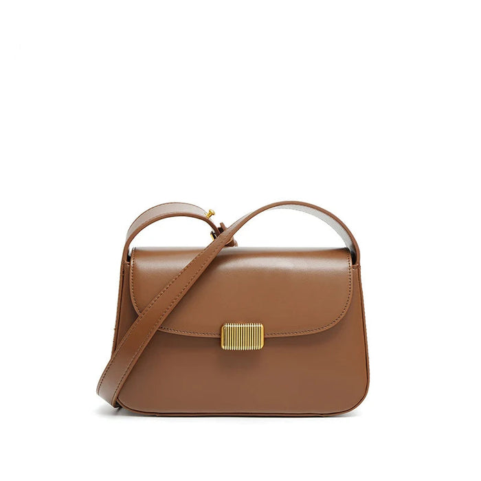 Stylish Split Leather Bucket Shoulder Bag – Versatile Women’s Handbag for Work & Casual Outings - Samanta Factory