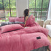 3-Piece Winter Velvet Duvet Cover Set – Soft Warm Fleece with Pillowcases, Twin to King Size" - Samanta Factory