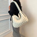 Women’s Puffer Shoulder Bag – Fashion Bubble Tote with Large Capacity - Samanta Factory