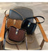 Cow Leather Shoulder Bag – Soft Half Moon Shape SF