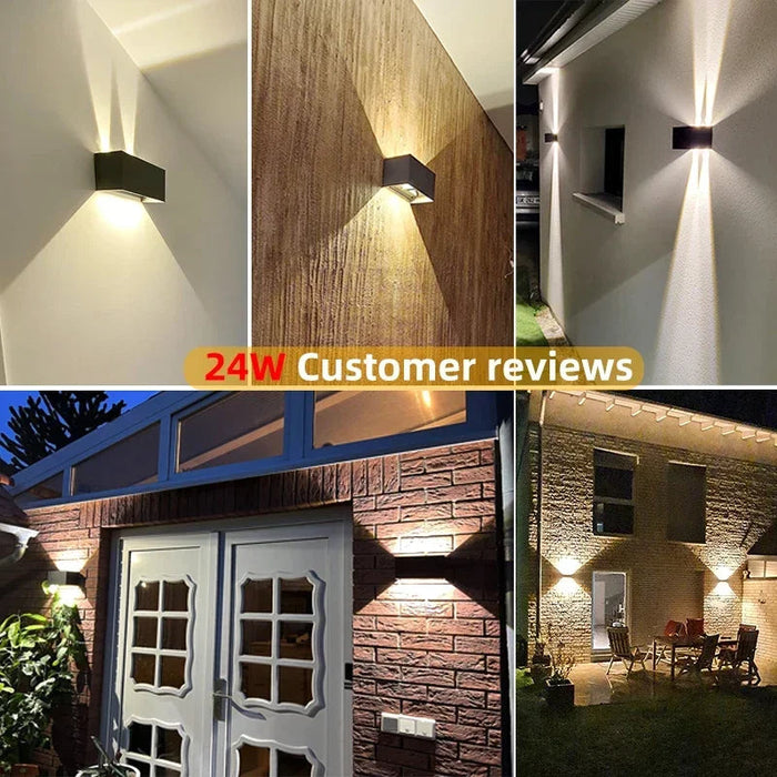 Outdoor LED Wall Light – Adjustable Beam IP65 Waterproof SF