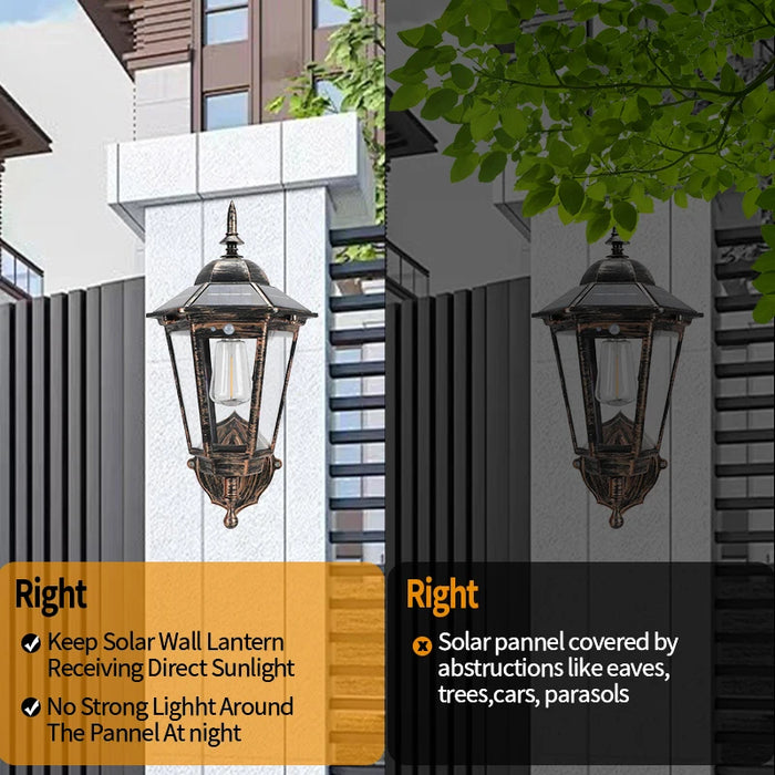 Retro Solar Pathway Light – Waterproof LED Outdoor Garden Lamp - Samanta Factory