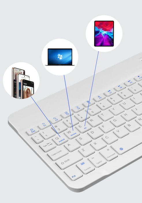 Magnetic Tablet Keyboard – Wireless Bluetooth for 10–11.5" iPad, Android & Tablets SF