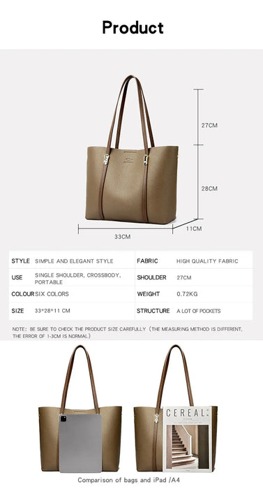 Women’s Canvas Shoulder Tote – Fashion Party Handbag SF