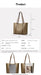 Women’s Canvas Shoulder Tote – Fashion Party Handbag SF