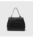 Microfiber Leather Shoulder Bag – Large Square with Lock SF