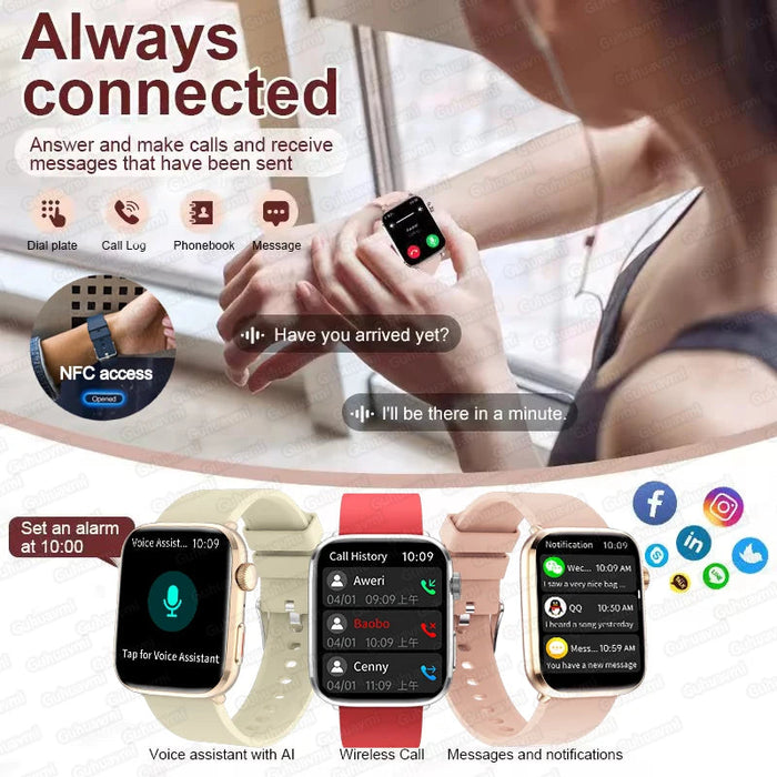 Women’s Smart Watch – AMOLED Health Tracking SF