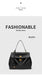 Microfiber Leather Shoulder Bag – Large Square with Lock SF